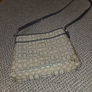 Coach Tan Signature File Bag Crossbody